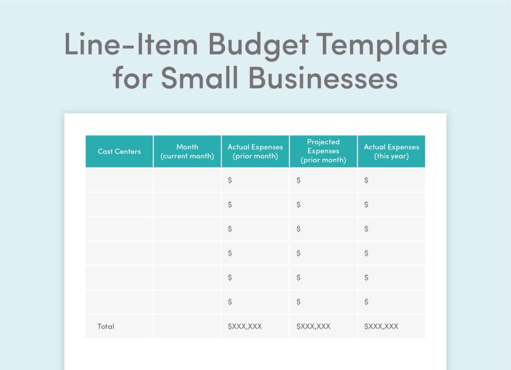 what-is-a-line-item-budget-financepal